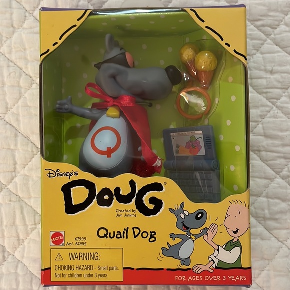 Disney Toys Disneys Collectible Doug Quail Dog Figure Made By
